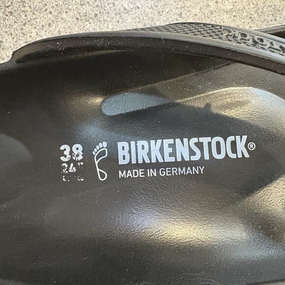 Birkenstock Honolulu Essentials EVA Sandals Flip Flops Black 38 7 7.5 - Picture 2 of 3